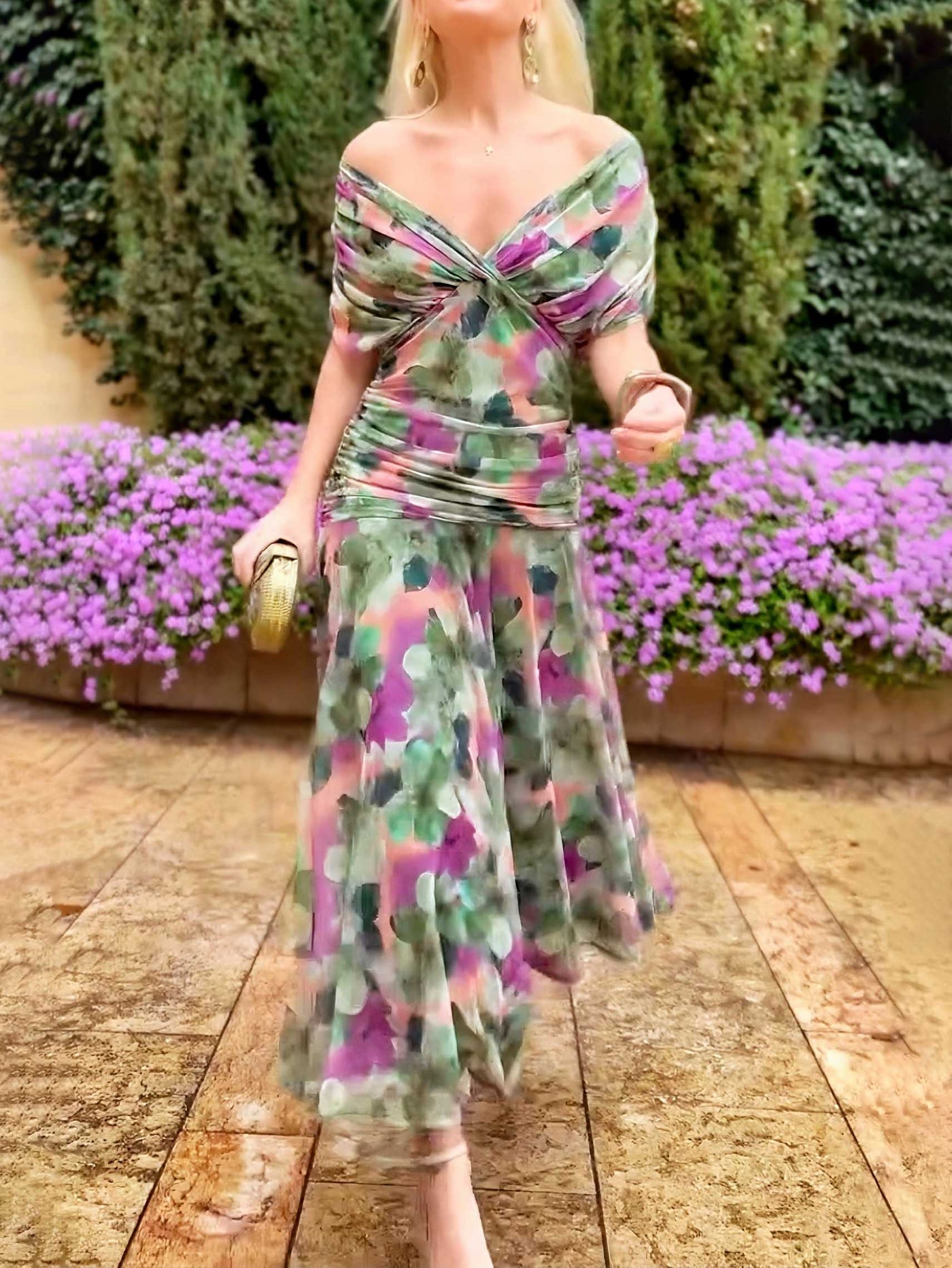 Solène™ | Robe Longue Fleurie