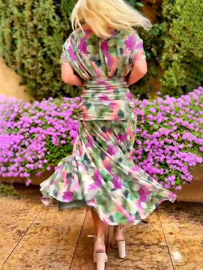 Solène™ | Robe Longue Fleurie