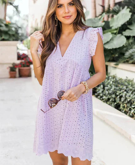 Pénélope™ | Robe en Dentelle avec Poches