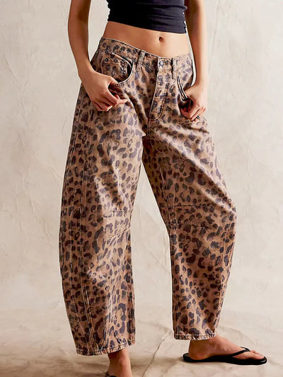 Edith™ | Pantalons Léopard Confortables