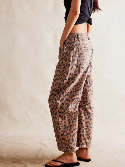 Edith™ | Pantalons Léopard Confortables
