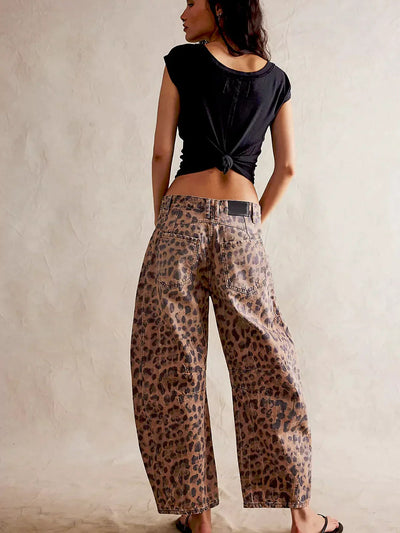 Edith™ | Pantalons Léopard Confortables