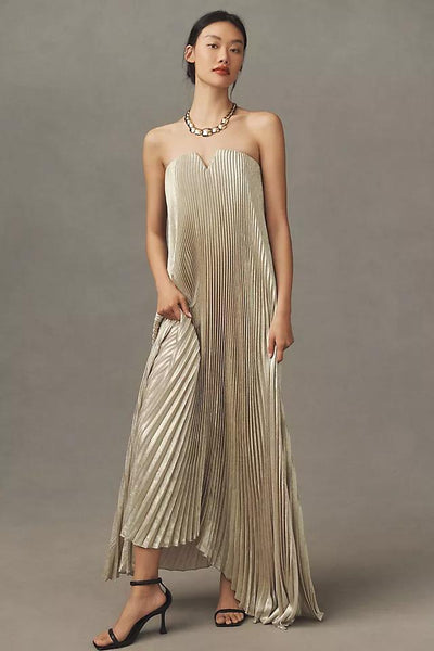 Élise™ | Robe de Soirée Longue Sans Bretelles Chic
