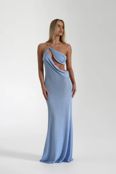 Elissa™ | Robe Longue Asymétrique Scintillante