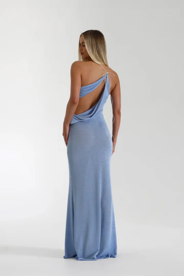 Elissa™ | Robe Longue Asymétrique Scintillante