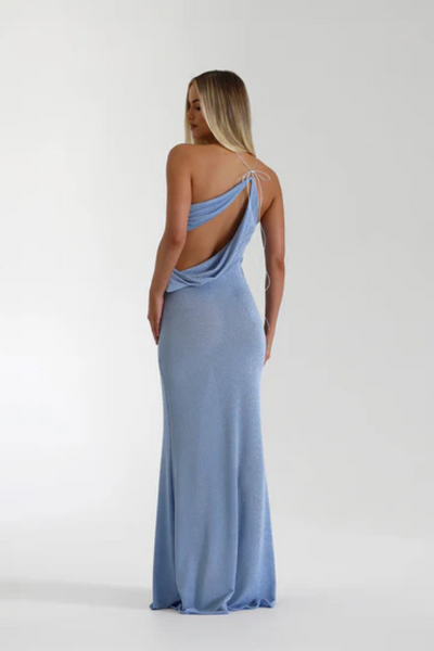 Elissa™ | Robe Longue Asymétrique Scintillante