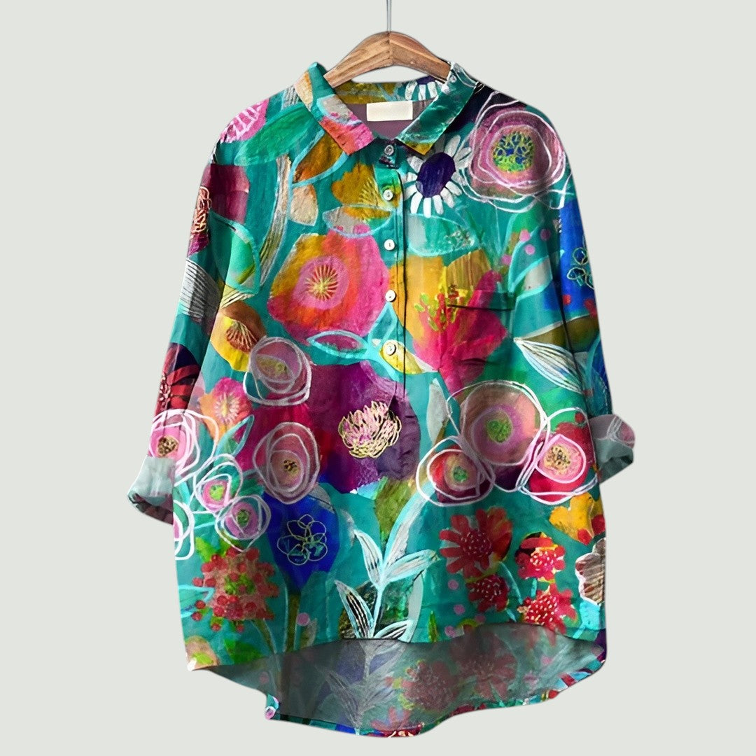 Elodie™ | Chemisier Fleuri.