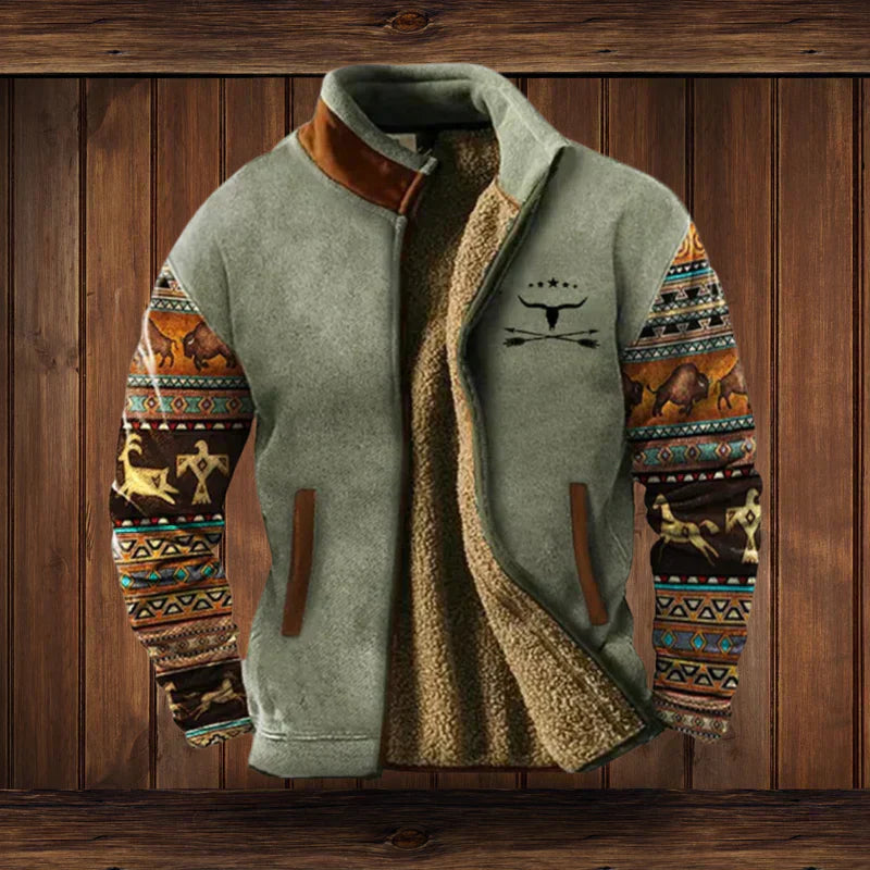 Gris avec imprimé / 5XL