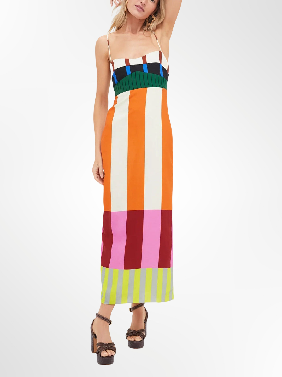 Elsa™ | Robe Longue Multicolore