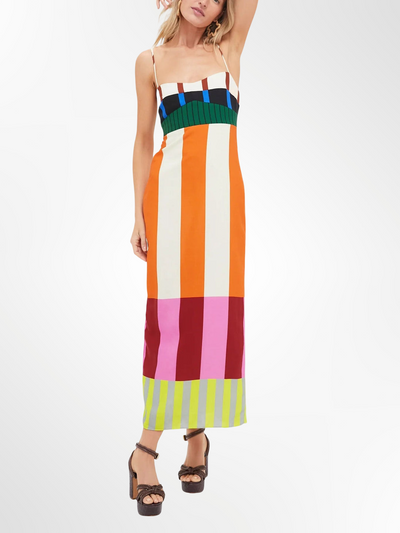 Elsa™ | Robe Longue Multicolore