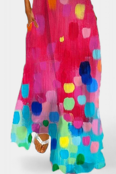 Enna™ | Robe Colorée Sans Manches