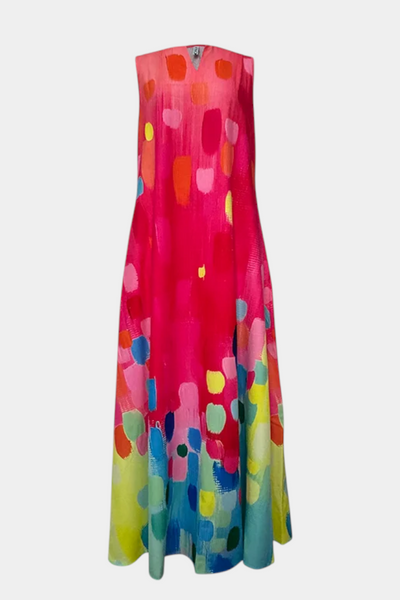 Enna™ | Robe Colorée Sans Manches