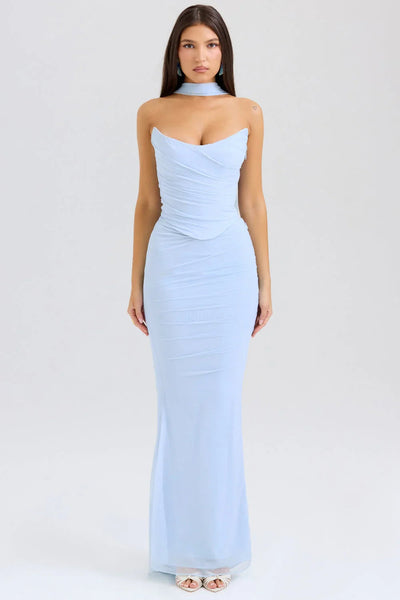 Evelina™ | Robe LongueBordeaux Fluide