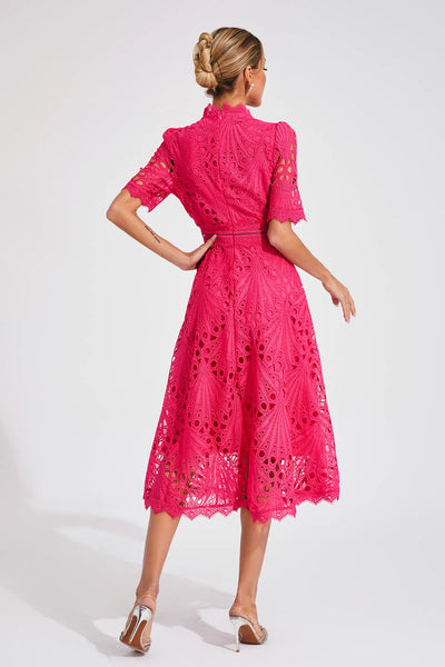 Hallie™ | Robe Midi en Dentelle
