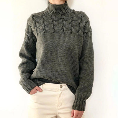 Elena™ | Pull Col Roulé