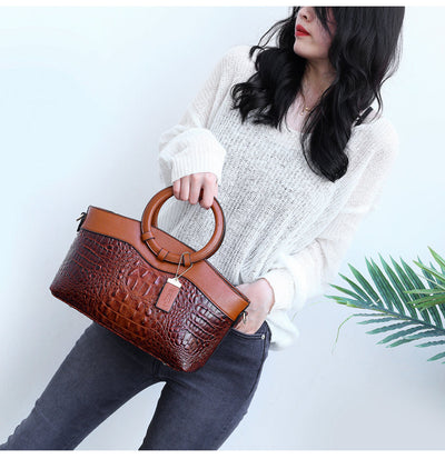 Éline™ | Sac Croco Élégant