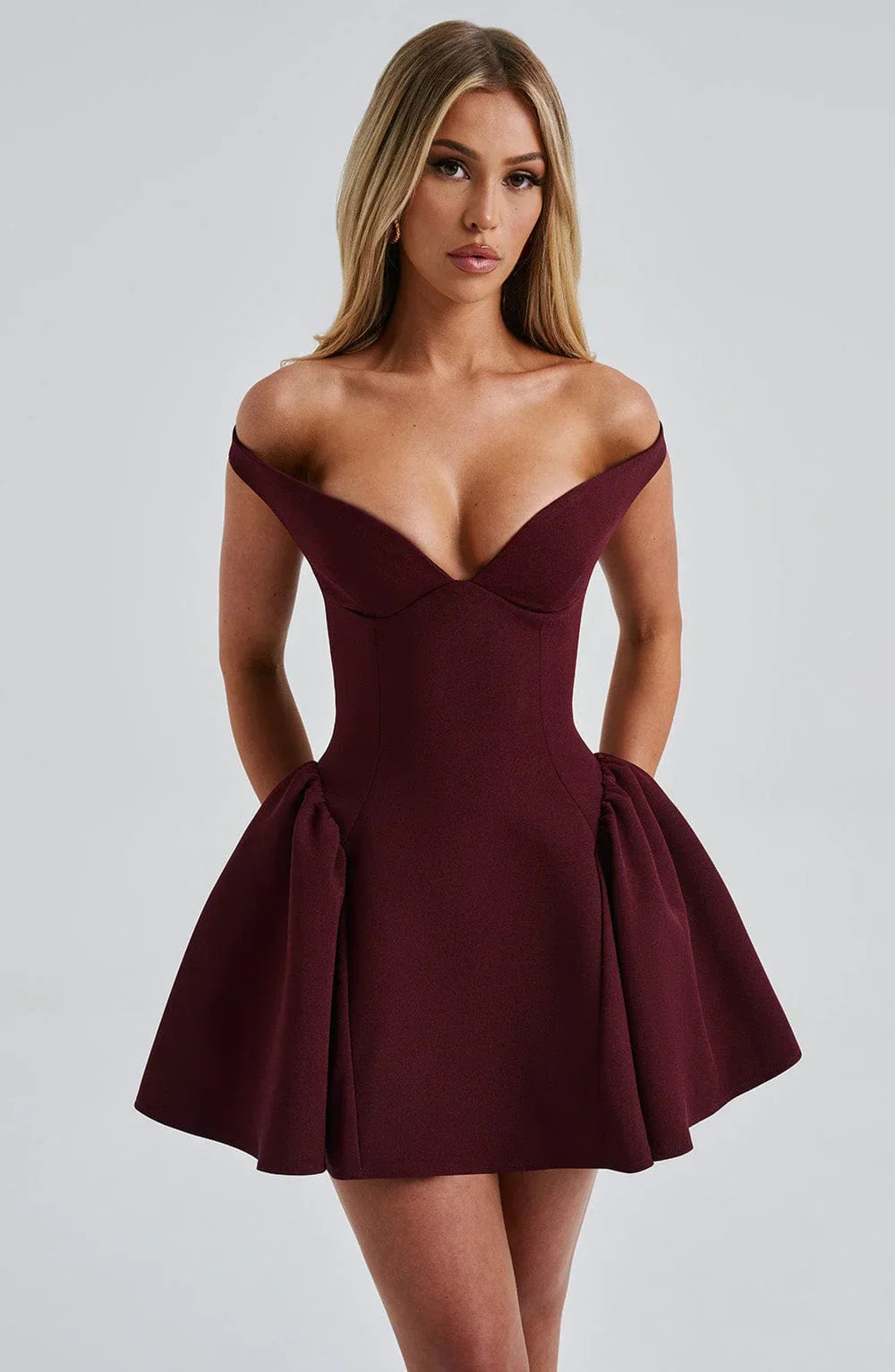 Iris™ | Robe Mini Off-Shoulder