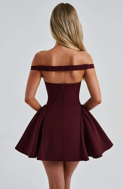 Iris™ | Robe Mini Off-Shoulder
