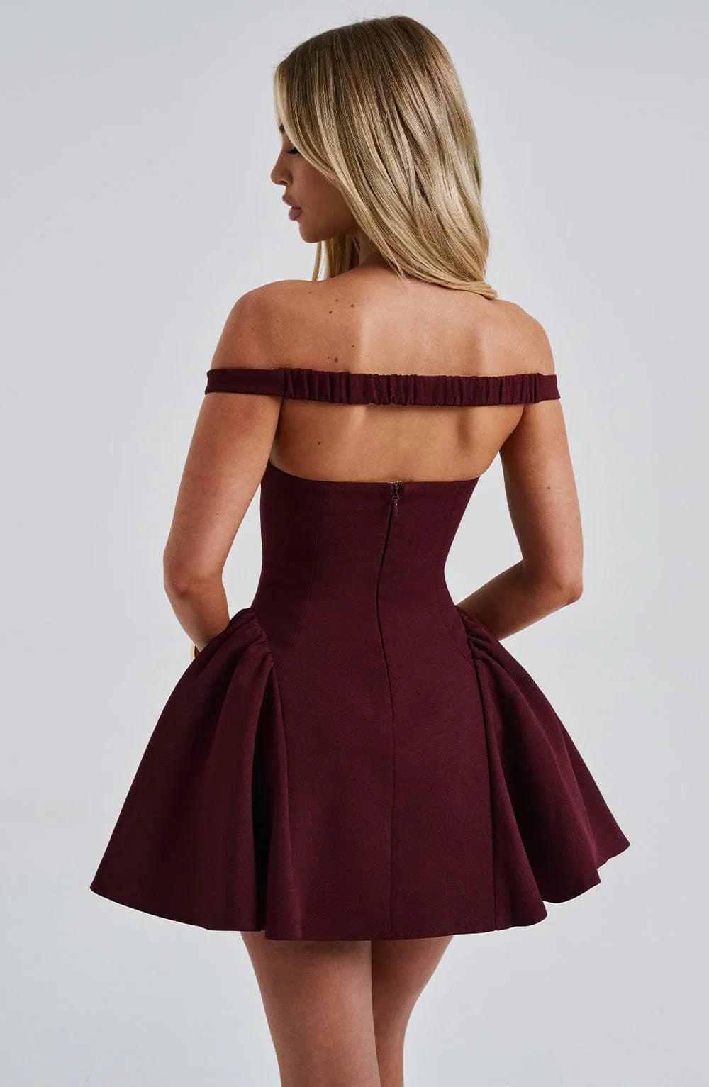 Iris™ | Robe Mini Off-Shoulder