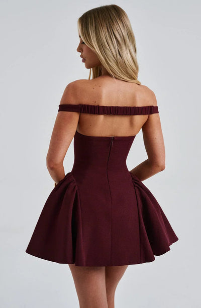 Iris™ | Robe Mini Off-Shoulder