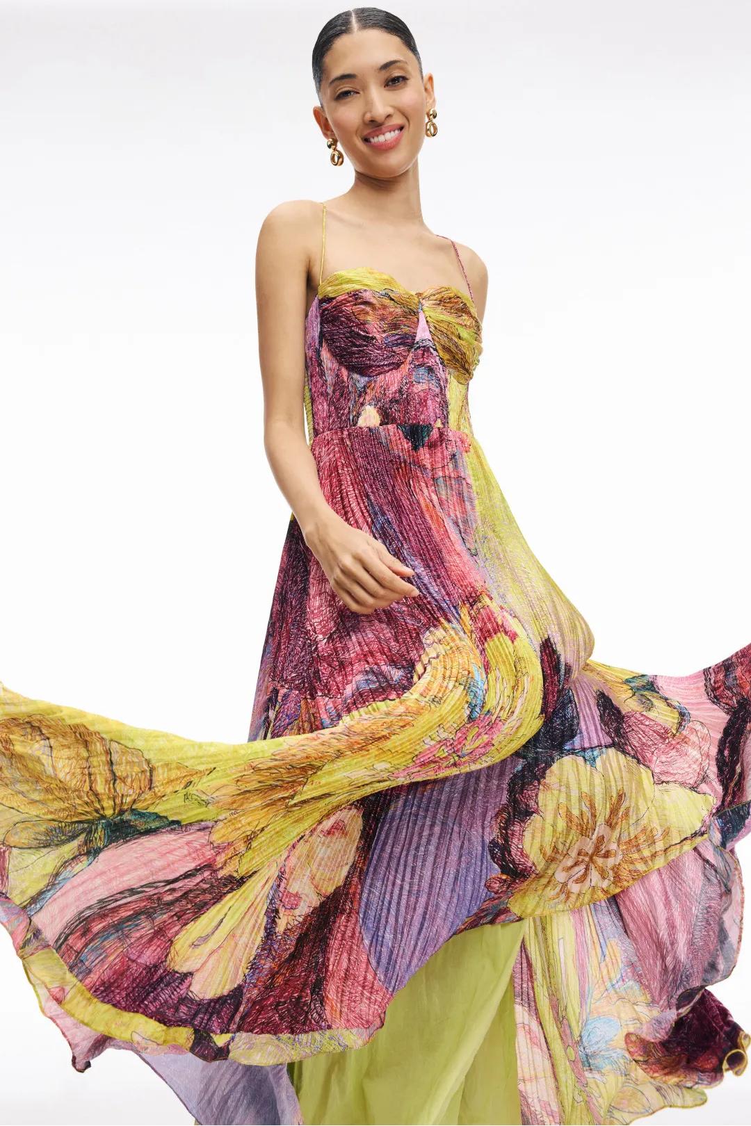 Kiara™ | Robe Longue Fleurie