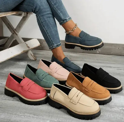 NADIA™ | Mocassins Intemporels en Daim