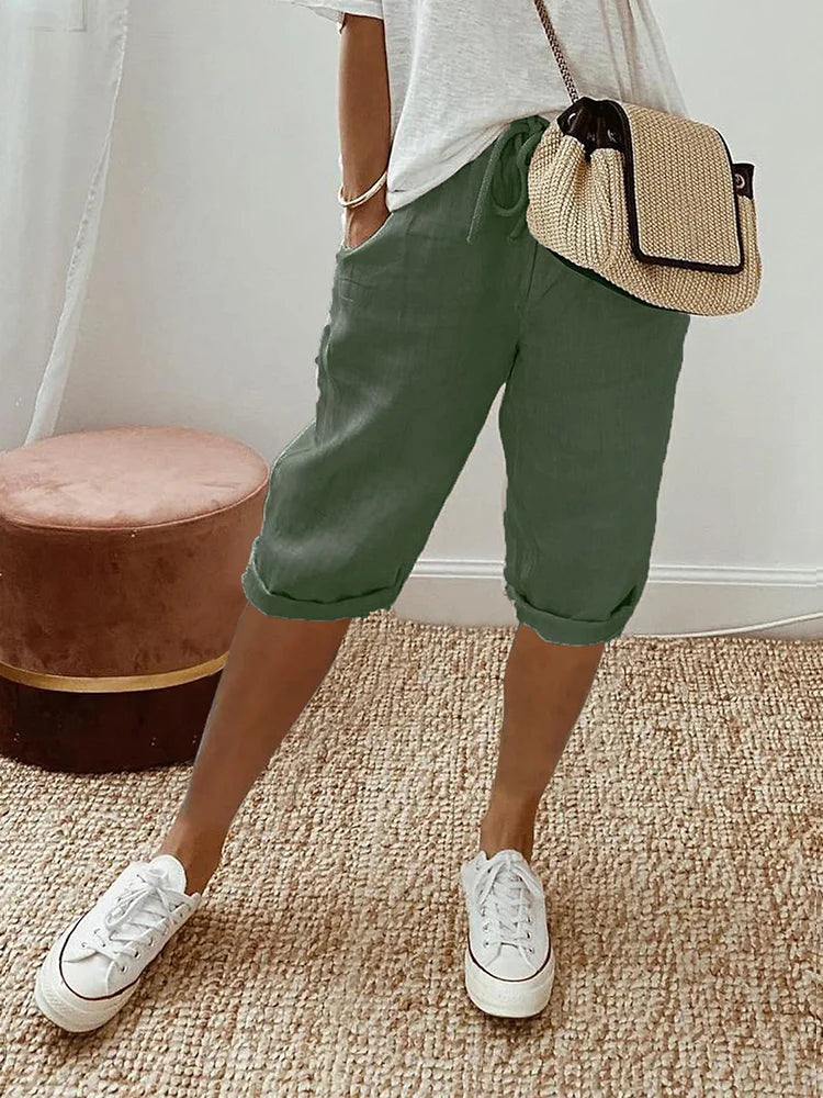 Luca™ | Short Léger Coton-Lin (1 acheté = 1 offert)