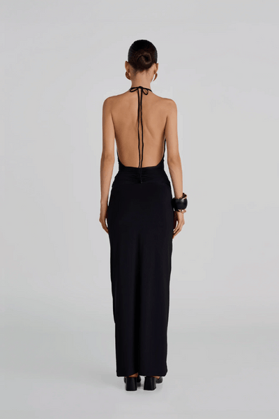 Lirio™ | Robe Longue Noire Maxi