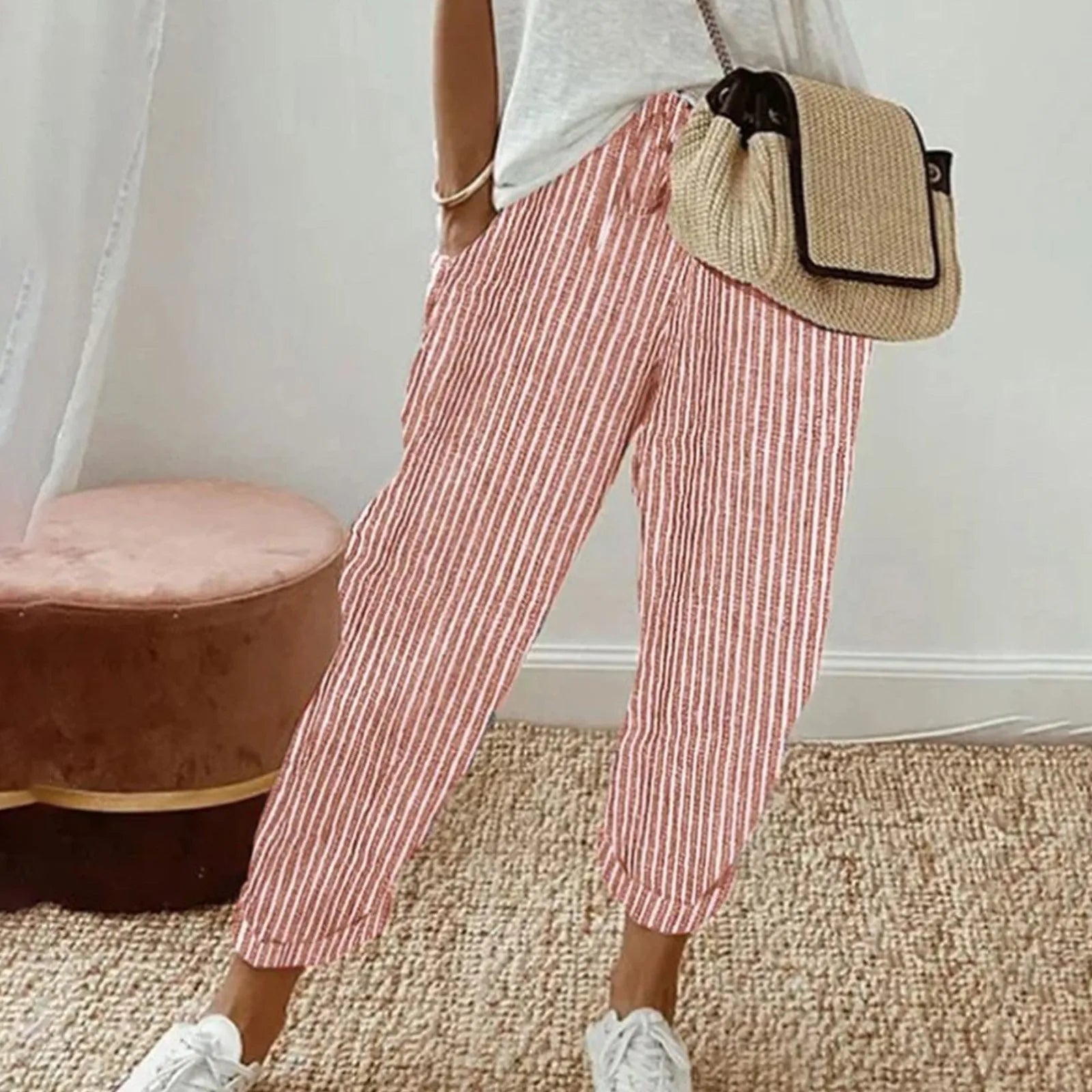 Rayé Rose / 3XL
