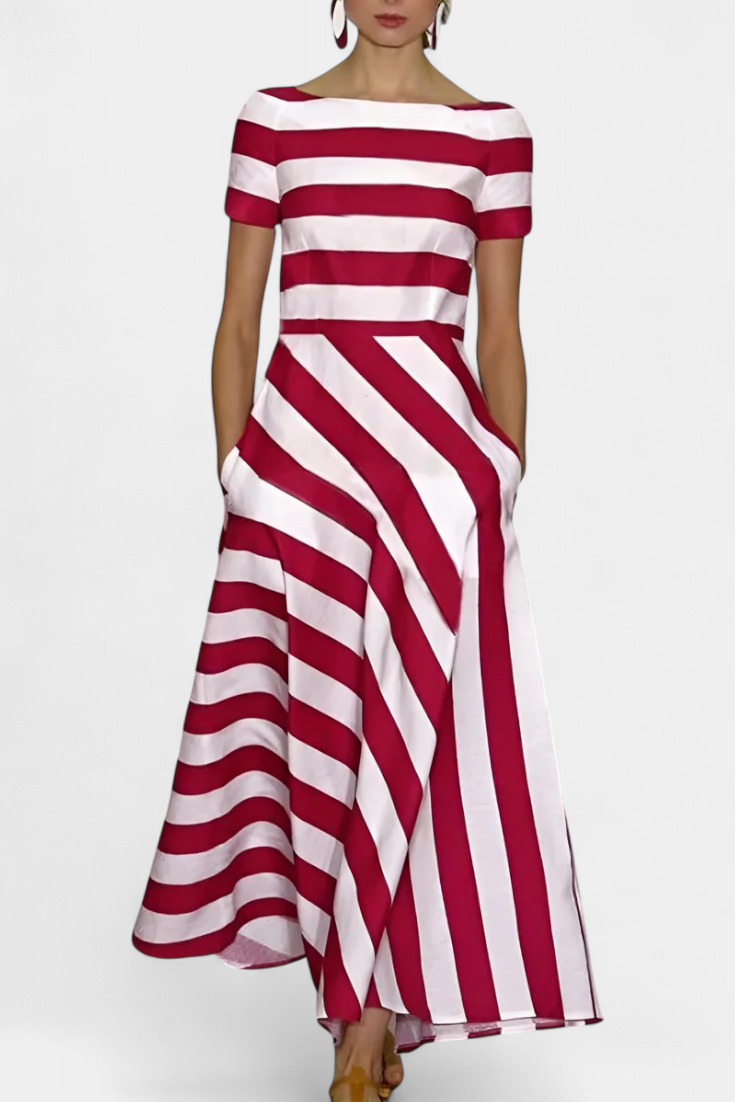 Lustra™ | Robe Longue à Rayures Été