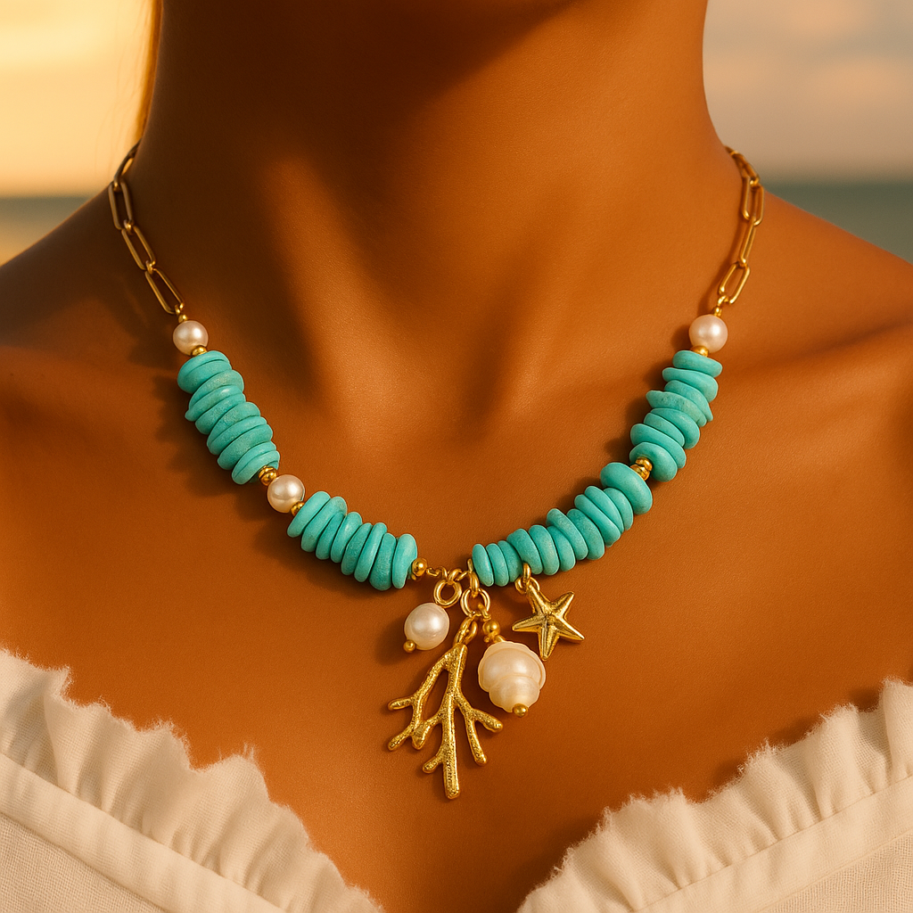 Malana™ | Collier Étoile de Mer en Acier Inoxydable