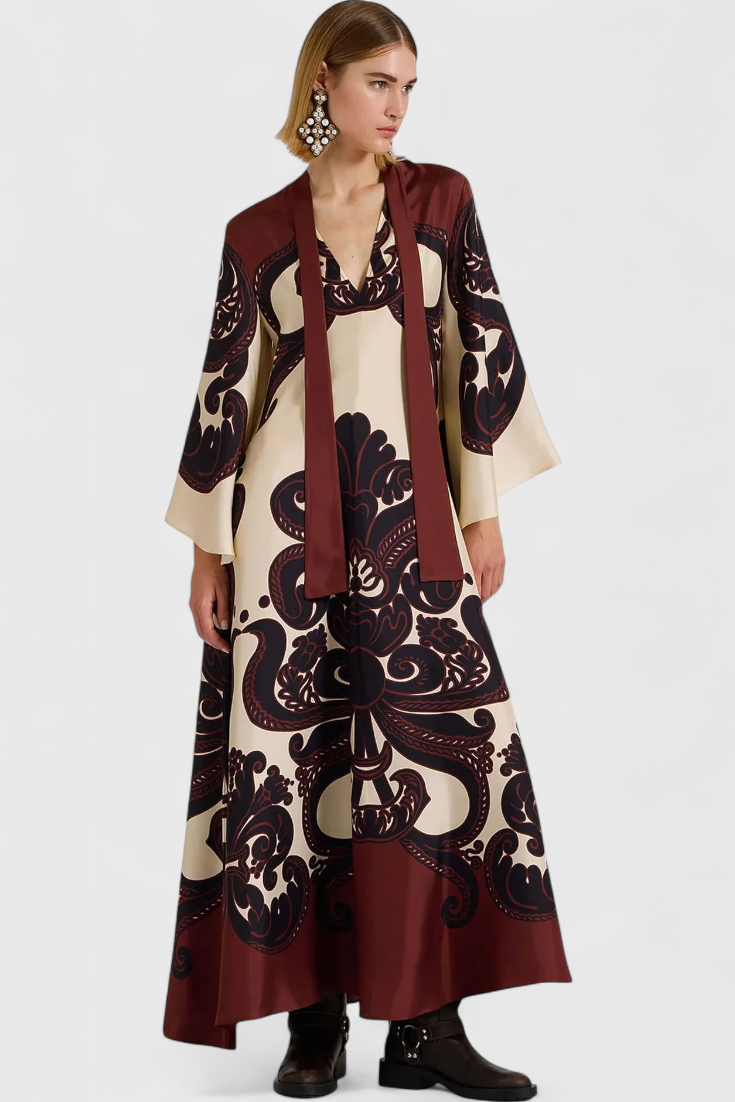 Maritza™ | Robe Maxi à Col Haut