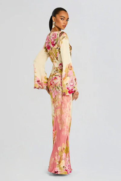 Mélina™ | Robe Longue Fleurie Été