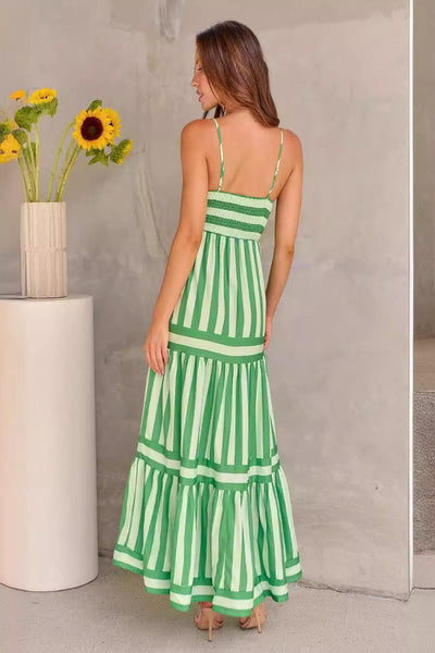 Mia™ | Robe Longue Maxi Été à Rayures