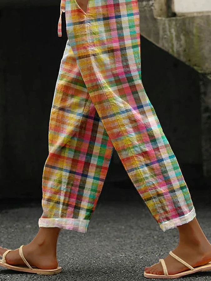 Michelle™ | Pantalons à Carreaux Confortables