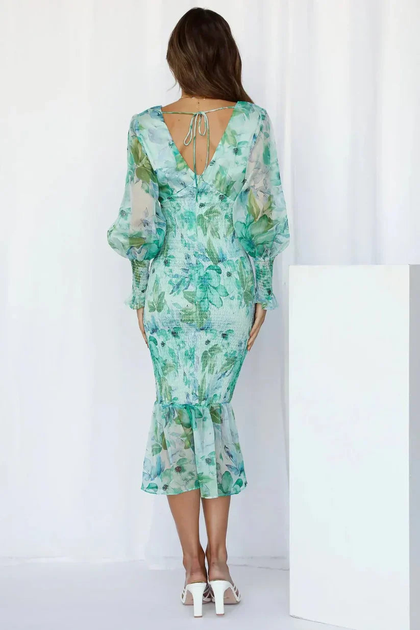 Miley™ | Robe Longue Fleurie Chic