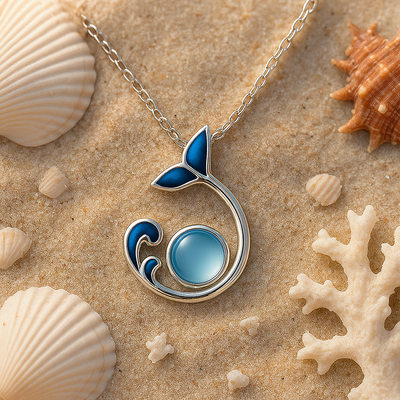 Myrtalia™ | Collier Danza des Marées en Argent 925
