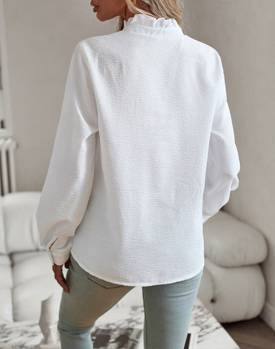 Aurora™ | Chemise à Volants Manches Longues