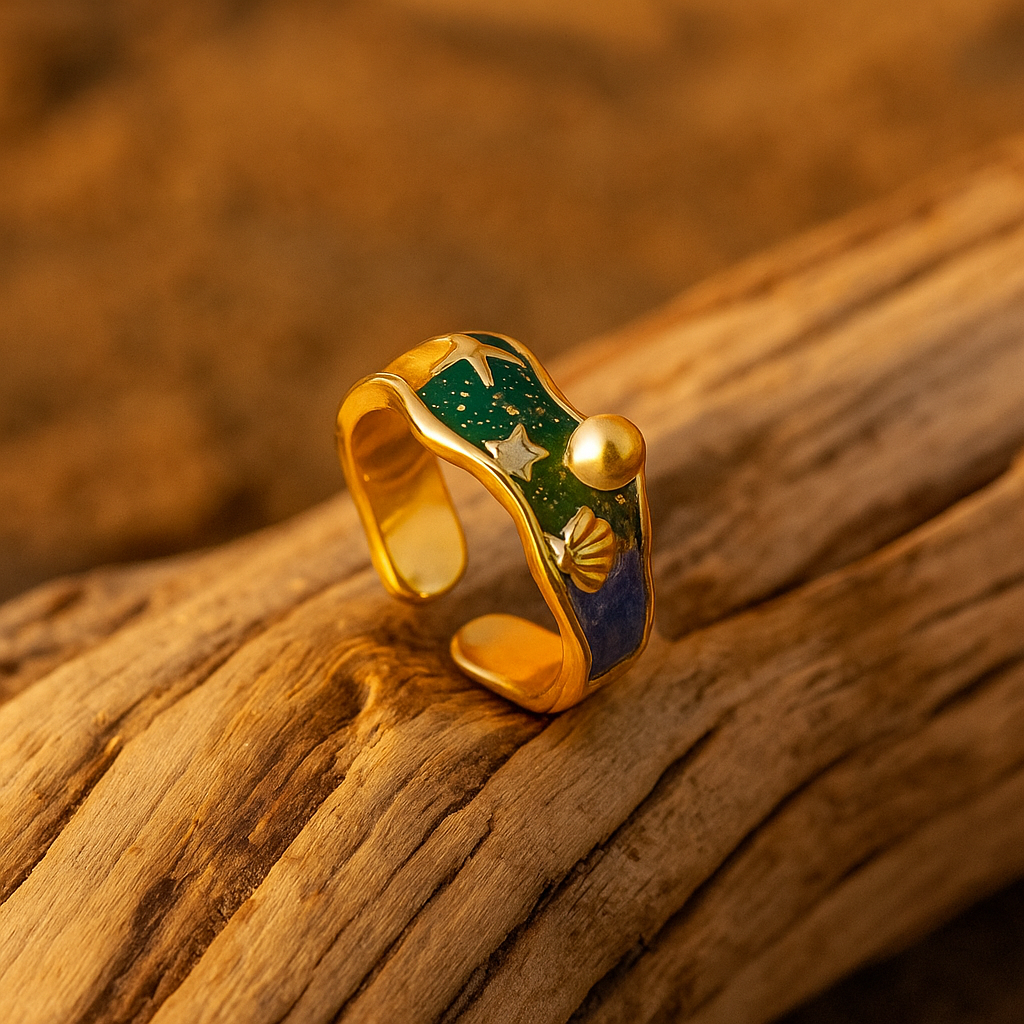 Nerina™ | Bague Étoilée des Profondeurs