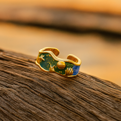 Nerina™ | Bague Étoilée des Profondeurs