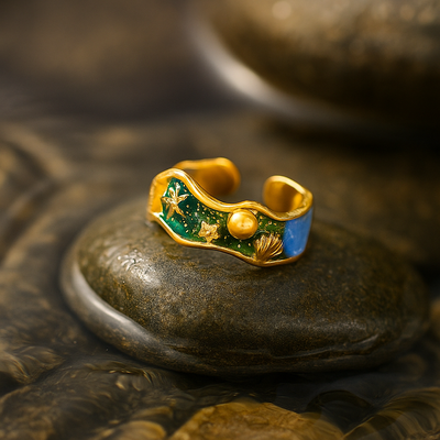Nerina™ | Bague Étoilée des Profondeurs