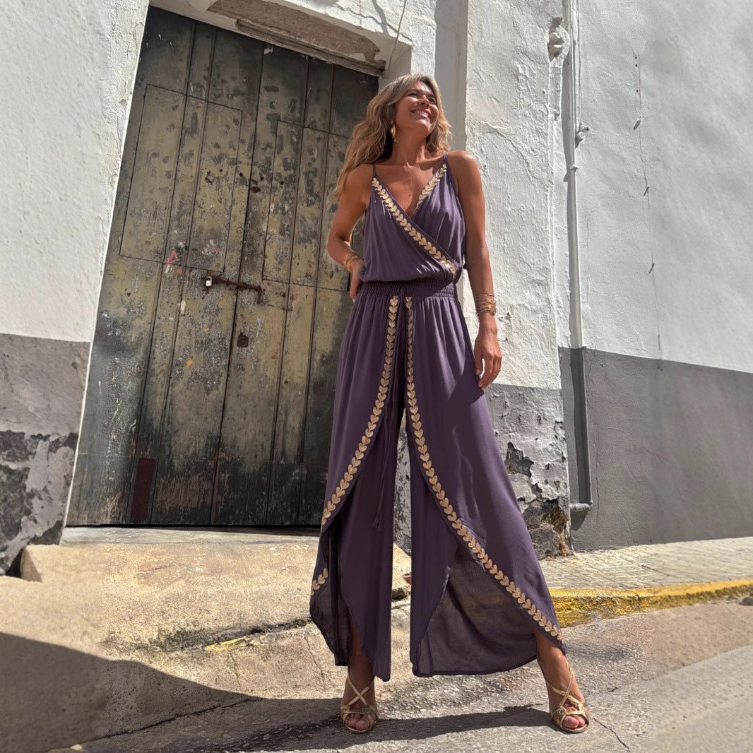 Zaraïa™ | Combinaison Bohème Fendue