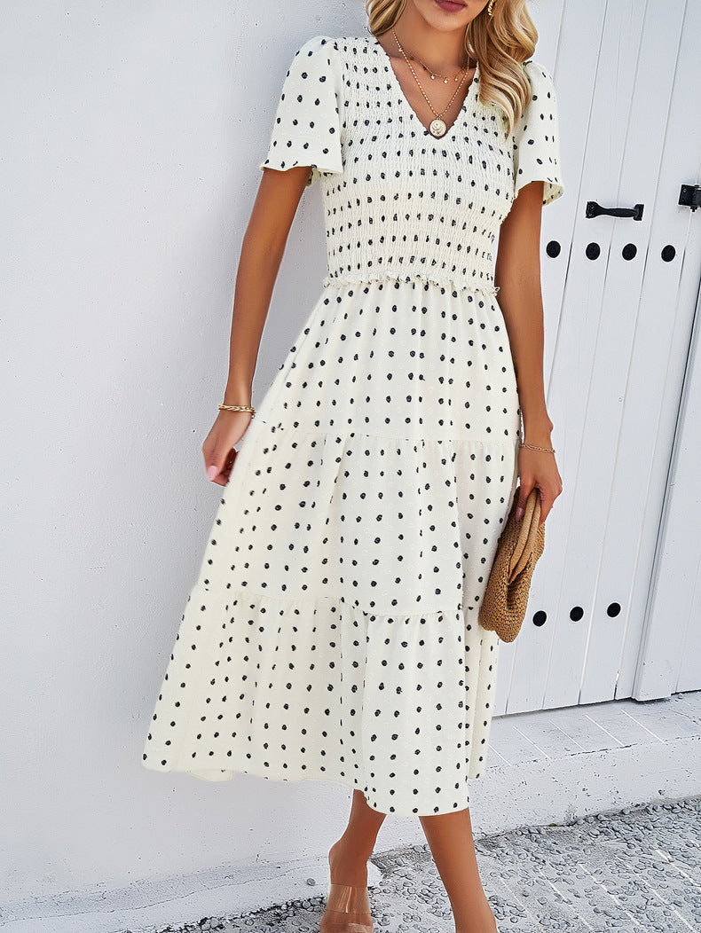 Lola™ | Robe à Pois Coupe Flatteuse
