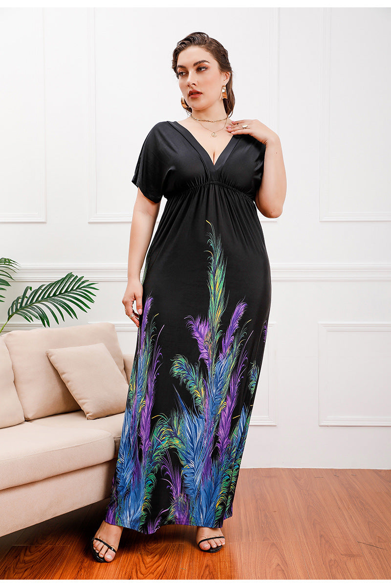 Ella™ | Robe Longue Papillon Coupe Flatteuse