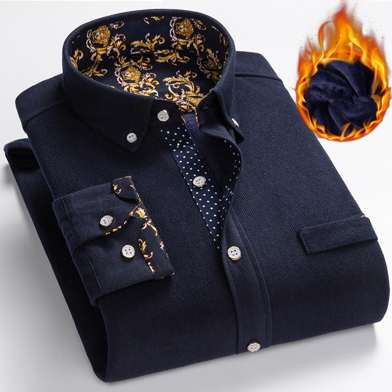 Étienne™ | Chemise Classique avec Poche Poitrine