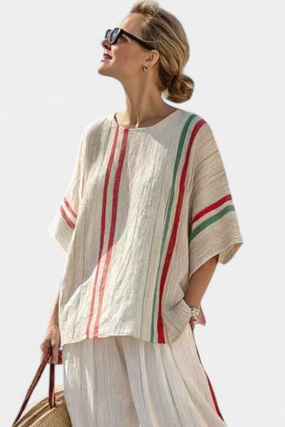 Éline™ | Ensemble Rayé