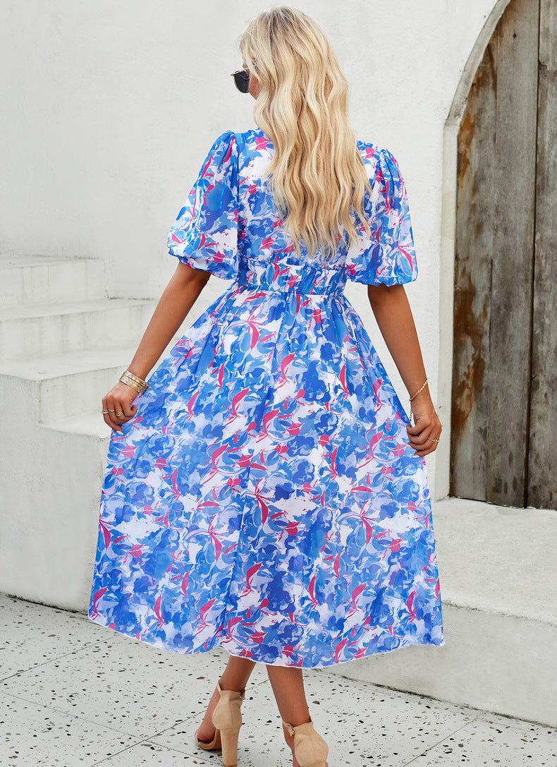 Sandra™ | Robe Fleurie Coupe Flatteuse Ventre