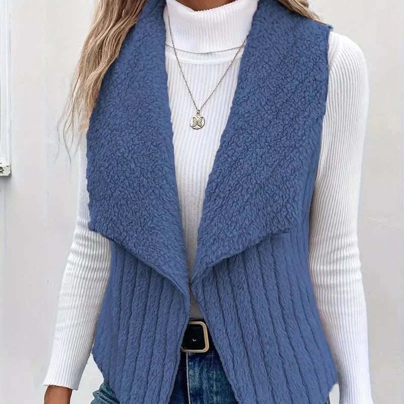 Ulrika™ | Gilet Tricoté avec Texture