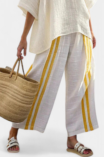 Manon™ | Ensemble Rayé Jaune
