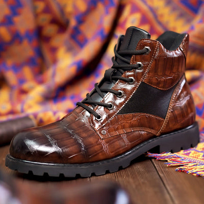 Rendell™ | Bottes effet croco